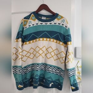Colorful Geometric Sweater PETIT MONTAGNARD